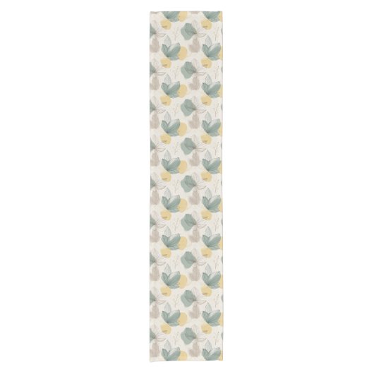 Soft Spring Botanical Table Runner Korte Tafelloper (Voorkant)