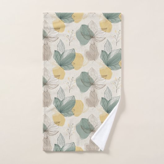 Soft Spring Botanical Towel Bad Handdoek (Handdoek)