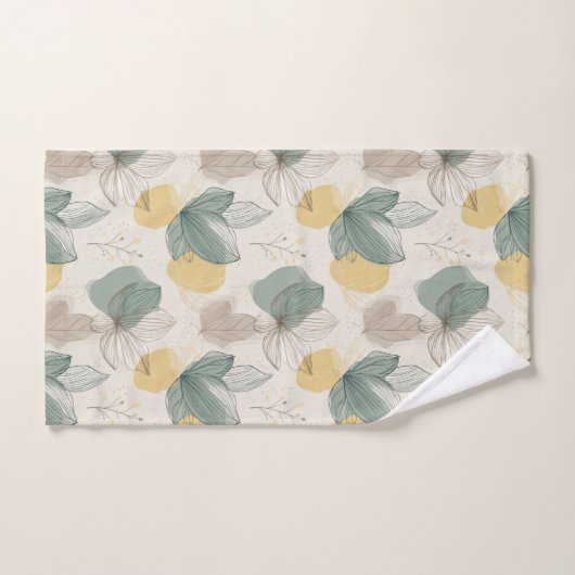 Soft Spring Botanical Towel Bad Handdoek (Handdoek)