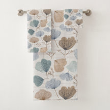 Soft Spring Botanical Towel