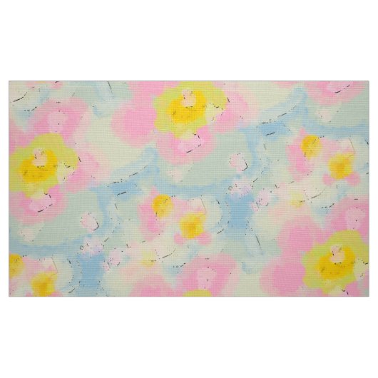 Soft Spring Flowers Stof (Fat Quarter)