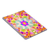 Soft Spring Pastels Tie Dye Patroon Notitieboek (Rechterzijde)