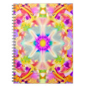 Soft Spring Pastels Tie Dye Patroon Notitieboek (Voorkant)