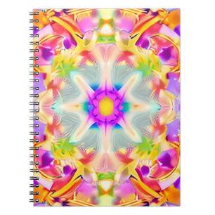 Soft Spring Pastels Tie Dye Patroon Notitieboek