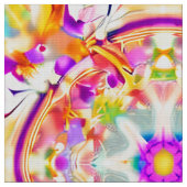 Soft Spring Pastels Tie Dye Patroon Stof (Close Up)