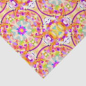Soft Spring Pastels Tie Dye Patroon Tissuepapier (Detail)