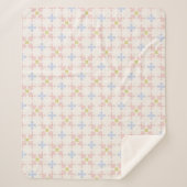Soft Spring Petal Tile Sherpa Deken (Voorkant)