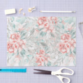 Soft Spring Summer Floral Greenery Elegant Wedding Tissuepapier (Craft)