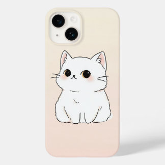 Soft & Stijlvolle Cat Lover's iPhone 14 Hoesje