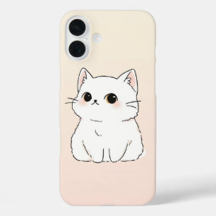 Soft & Stijlvolle Cat Lover's iPhone 16 Hoesje