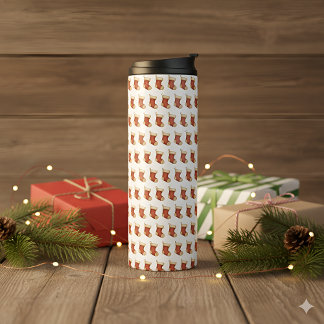 Soft Stitches Christmas Stocking Travel Mug Thermosbeker