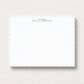 Soft Stripe Note Card Kaart