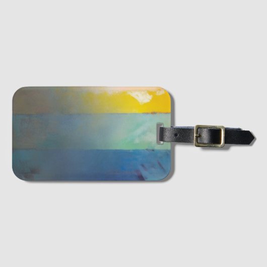 Soft Stripes - Colorful & Stylish Bagagelabel (Voorkant (horizontaal))