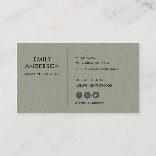 SOFT SUBTLE AQUA MODERN ABSTRACTE GEOMETRISCHE ART VISITEKAARTJE (Achterkant)