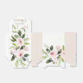 SOFT SUBTLE BLUSH PINK ROSE FLORAL BABY SHOWER BEDANKDOOSJES (Uitgevouwen)
