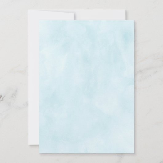 Soft Succulent & Cacti Boy Baby shower nodigt uit Kaart (Achterkant)