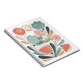 Soft Summer Floral Spiral Photo Notebook Notitieboek (Rechterzijde)