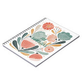 Soft Summer Floral Spiral Photo Notebook Notitieboek (Linkerzijde)