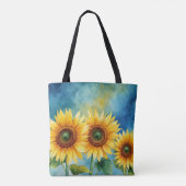 Soft Sunflower Breeze Tas (Achterkant)