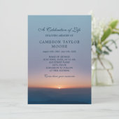 Soft Sunrise Celebratie van het leven Kaart (Staand voorkant)