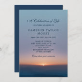 Soft Sunrise Celebratie van het leven Kaart (Voorkant / Achterkant)