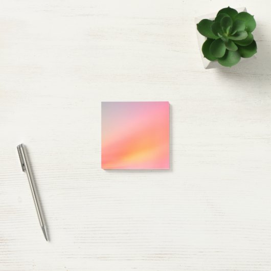 Soft Sunset Gradient Post-it Notes – Dromerige pas (Kantoor)