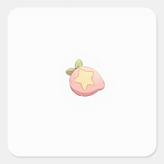 Soft Sweet Art Vierkante Sticker (Voorkant)
