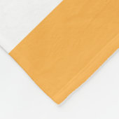 Soft Tangerine and White Vertical Striped Fleece Deken (Hoek)