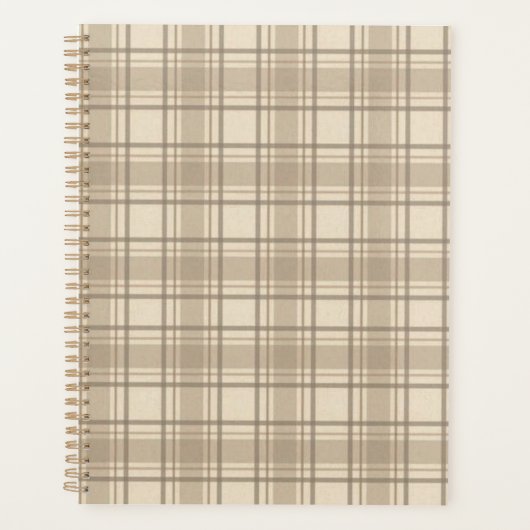 Soft Tartan Planner (Voorkant)