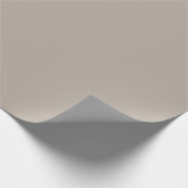 Soft Taupe Stone Solid Cadeaupapier (Hoek)
