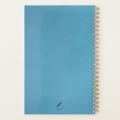 Soft Teal Vegan Leather Make It Happen Planner (Achterkant)
