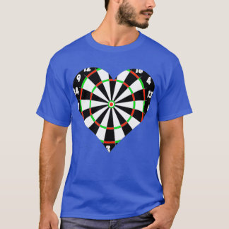 Soft Tip Darts Scorebord Bullseye Board Hart T-shirt