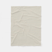 Soft Tone Woven Tiles Fleece Deken (Voorkant)