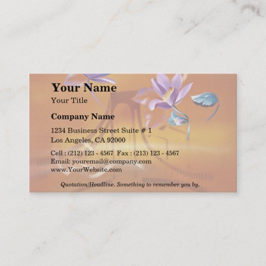 Soft touch visitekaartje (Voorkant)