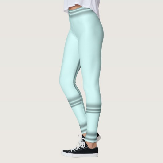 Soft Trendy Silver Blue Leggings (Links)