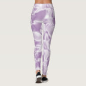 Soft Trendy Silver Paars Leggings (Achterkant)