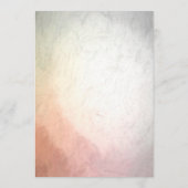 Soft Tulips Wedding Invitation (aanpasbaar) Advieskaart (Achterkant)