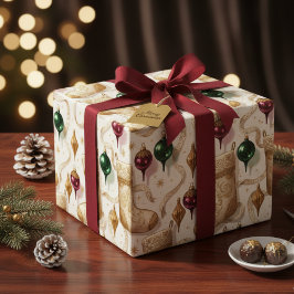 Soft Velvet Heirloom Christmas Stockings Cadeaupapier