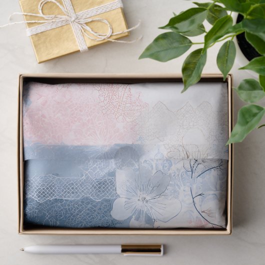 Soft Vibes Floral Tissuepapier (Geschenk)