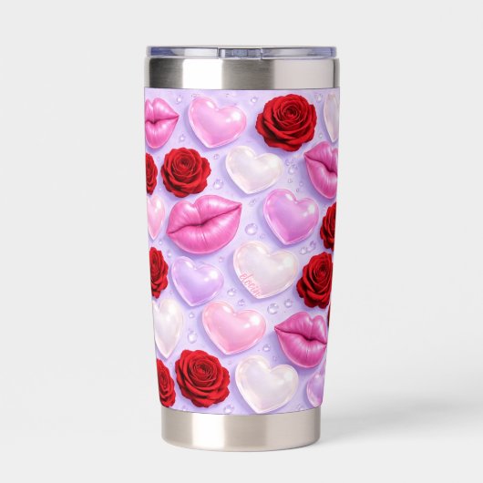 Soft vibes geïsoleerde drinkbeker (Achterkant)