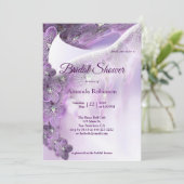 Soft Violet Orchid Vrijgezellenfeest Kaart (Staand voorkant)