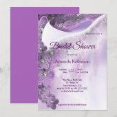 Soft Violet Orchid Vrijgezellenfeest Kaart (Voorkant / Achterkant)