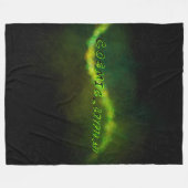 Soft Warm Fleece Blanket Cosmic Crypto Art Logo (Voorkant (Horizontaal))