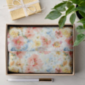 Soft Watercolor Floral Boho Wildflower Gift Wrap  Tissuepapier (Geschenk)