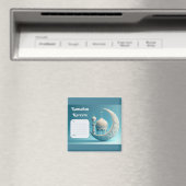 Soft Watercolor Mosque Ramadan Serenity Magneet (Insitu (Vaatwasser))