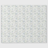 Soft Waterverf Botanical Greenery Eucalyptus Cadeaupapier (Vlak)