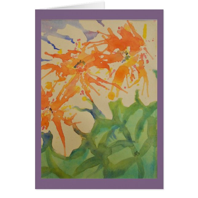 Soft Waterverf Flowers (Voorkant)