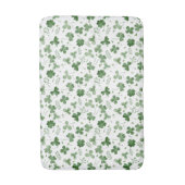 Soft Waterverf Shamrock Pattern Badmat (Voorkant Verticaal)