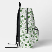 Soft Waterverf Shamrock Pattern Bedrukte Rugzak (Links)