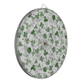 Soft Waterverf Shamrock Pattern Dartbord (Voorkant Links)